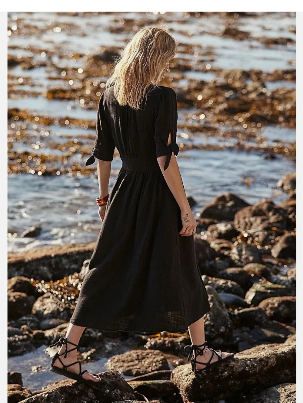Free People Love of My Life Midi Dress - Picture 13 of 14